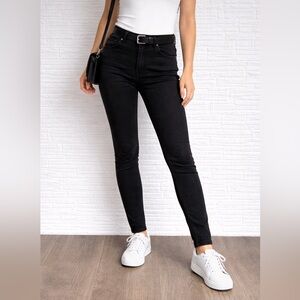 Volcom 2x4 Skinny Jeans Black Denim Size 30 Skate Streetwear